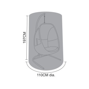 Nova Garden Furniture Black Single Hanging Pod Cover Nova Garden Furniture Black Single Hanging Pod Cover
