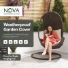 Nova Garden Furniture Black Single Hanging Pod Cover