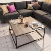 Nova Outdoor Fabric Eden Dark Grey Corner Sofa Set with Coffee Table