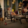 Nova Outdoor Fabric Grey Enna 5pc Lounge Set