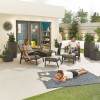 Nova Outdoor Fabric Grey Enna 5pc Lounge Set