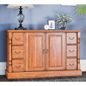 La Reine Mahogany Furniture Light Brown Sideboard La Reine Mahogany Furniture Light Brown Sideboard IMD02A