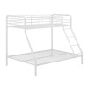 Contemporary Metal Furniture convertible 3ft Single Over Double Bunk Bed