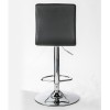 Alphason Furniture Colby Black Faux Leather Bar Stool ABS1301-BLK