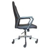 Alphason Office Furniture Brooklyn Black Faux leather Low Back chair