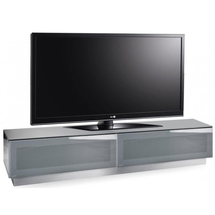 Alphason Furniture Element Modular Grey Glass Shelf TV Stand