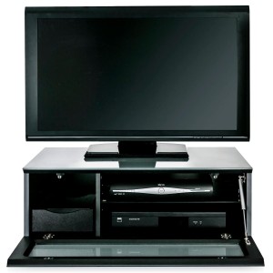 Alphason Furniture Element Modular Glass Top Grey TV Stand Alphason Furniture Element Modular Glass Top Grey TV Stand