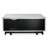 Alphason Furniture Element Modular White Glass Shelf TV Stand