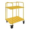 Novogratz Furniture Penelope Outdoor/Indoor Yellow Metal Serving Cart