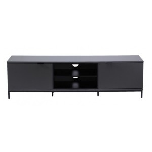 Alphason Furniture Chaplin  Charcoal Central Open Shelf TV Cabinet Alphason Furniture Chaplin  Charcoal Central Open Shelf TV Cabinet