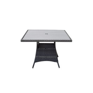 Signature Weave Garden Emily Grey 4 Seat Square Dining Table Signature Weave Garden Emily Grey 4 Seat Square Dining Table