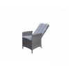 Signature Weave Garden Furniture Emily Grey Reclining Dining Chair Pair