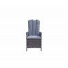 Signature Weave Garden Furniture Emily Grey Reclining Dining Chair Pair