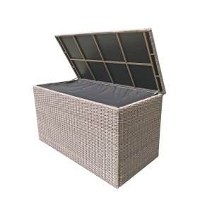 Signature Weave Garden Furniture Alexandra Large Grey Cushion Box Signature Weave Garden Furniture Alexandra Large Grey Cushion Box