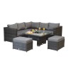 Signature Weave Georgia Corner Dining Set With Lift Table