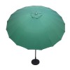 Signature Weave Garden Furniture 2.7m Shanghai Parasol with Green Canopy