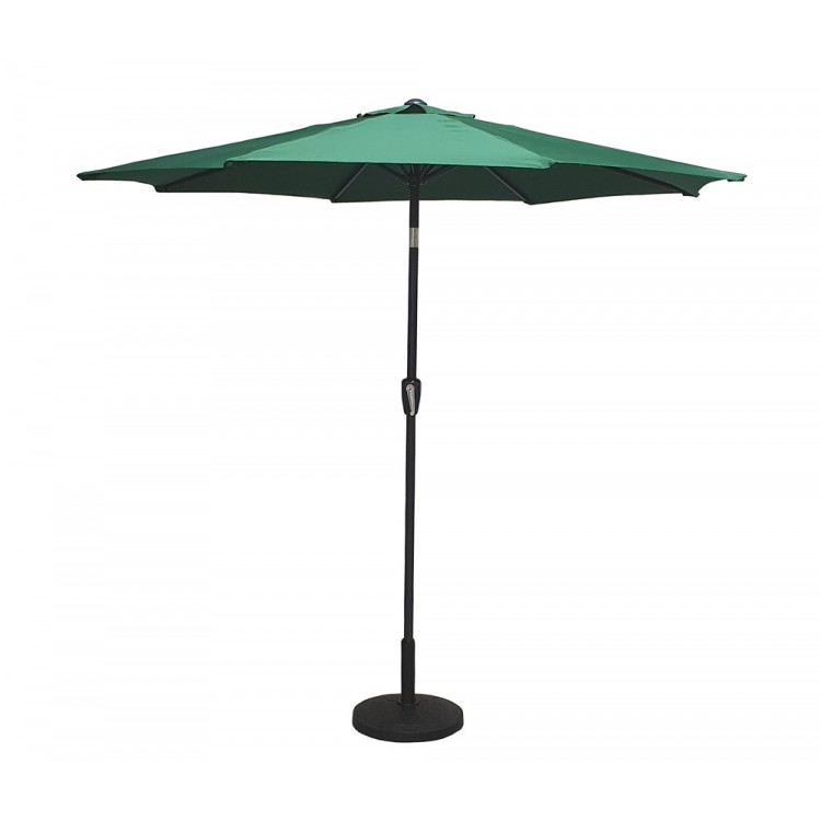 Signature Weave Garden Furniture 2.5m Table Parasol with Sage Green Canopy