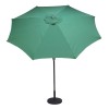 Signature Weave Garden Furniture 2.5m Table Parasol with Sage Green Canopy