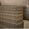 Signature Weave Garden Furniture Savannah Brown Nature Corner Lounge Set