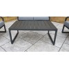 Signature Weave Garden Furniture Alarna Grey Aluminium 4 Seater Sofa Set