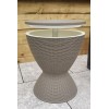 Signature Weave Garden Furniture Neutral Ice Bucket Cone Table