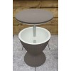 Signature Weave Garden Furniture Neutral Ice Bucket Cone Table