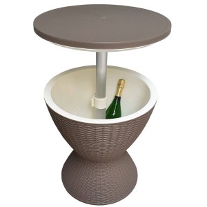 Signature Weave Garden Furniture Neutral Ice Bucket Cone Table Signature Weave Garden Furniture Neutral Ice Bucket Cone Table