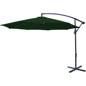 Signature Weave Garden Furniture Green 3m Banana Parasol Signature Weave Garden Furniture Green 3m Banana Parasol