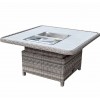 Signature Weave Garden Furniture Sarah Grey Lift and Rise corner dining with ice bucket