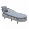 Signature Weave Garden Furniture Serenity Grey Luxury Curve Sofa with Chair Collection