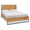 Bentley Designs Riva Rustic Oak Furniture 5ft King Size Panel Bedstead