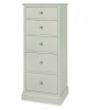 Ashby Cotton Painted Furniture 5 Drawer Tall Chest