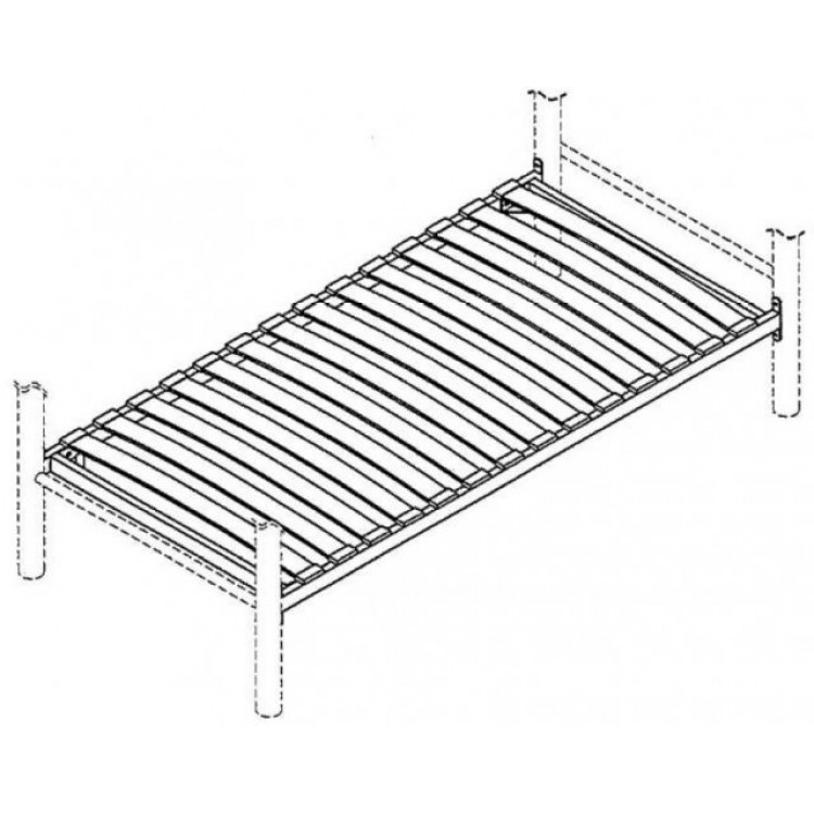 Bentley Designs Replacement Metal Sprung Slat Base (Black) for a King Size Metal Bed only