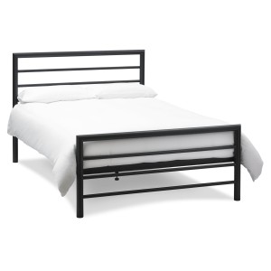 Bentley Designs Metal Furniture Urban Matt Black 122cm Small Double Bedstead Bentley Designs Metal Furniture Urban Matt Black 122cm Small Double Bedstead
