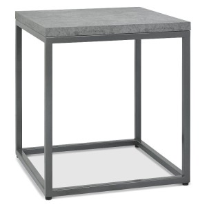 Bentley Designs Renzo Zinc Furniture Dark Grey Side Table Bentley Designs Renzo Zinc Furniture Dark Grey Side Table