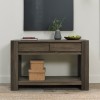 Bentley Designs Logan Fumed Oak Console Table