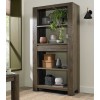 Bentley Designs Logan Fumed Oak Furniture Display Cabinet