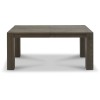 Bentley Designs Logan Fumed Oak Furniture 6 to 8 Seater Rectangular Dining Table