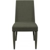 Bentley Designs Monroe Silver Slate Grey Fabric Upholstered Chair (Pair)