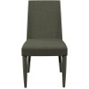 Bentley Designs Monroe Silver Slate Grey Fabric Upholstered Chair (Pair)
