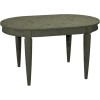 Bentley Designs Monroe Silver Grey Furniture 6 to 8 Seater Oval Extending Dining Table