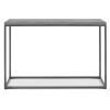 Bentley Designs Renzo Zinc Furniture Dark Grey Console Table