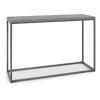 Bentley Designs Renzo Zinc Furniture Dark Grey Console Table