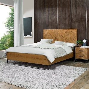 Bentley Designs Riva Rustic Oak Furniture 5ft King Size Panel Bedstead Bentley Designs Riva Rustic Oak Furniture 5ft King Size Panel Bedstead