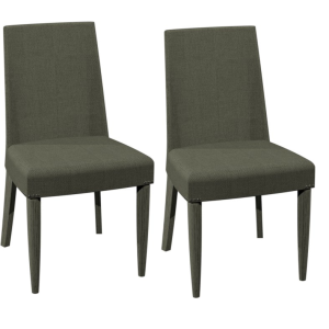 Bentley Designs Monroe Silver Slate Grey Fabric Upholstered Chair (Pair) Bentley Designs Monroe Silver Slate Grey Fabric Upholstered Chair (Pair)