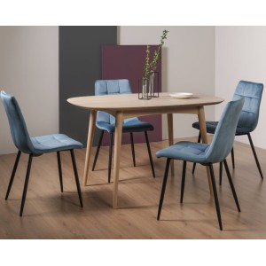Bentley Designs Dansk Scandi Oak 4 Seater Dining Table With 4 Mondrian Petrol Blue Velvet Fabric Chairs Bentley Designs Dansk Scandi Oak 4 Seater Dining Table With 4 Mondrian Petrol Blue Velvet Fabric Chairs