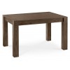 Bentley Designs Turin Dark Oak 6-8 Seater Dining Table With 6 Dali Mustard Velvet Fabric Chairs