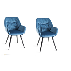 Bentley Designs Dali Furniture Petrol Blue Velvet Fabric Chairs Bentley Designs Dali Furniture Petrol Blue Velvet Fabric Chairs