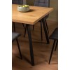 Bentley Designs Ramsay Rustic Oak Effect Melamine 6 Seater Dining Table