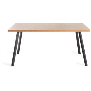 Bentley Designs Ramsay Rustic Oak Effect Melamine 6 Seater Dining Table